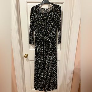 Chaus long sleeve women’s dress (M) with floral pattern